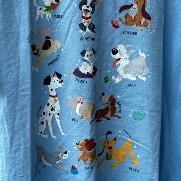 Disneyland Movie Dogs of Disney Classic Women’s Tee Shirt - Picture 2 of 9
